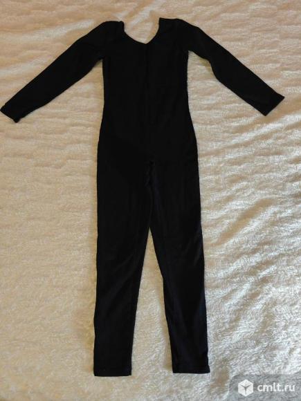 Купальник гимнастический длинный 134-140. Фото 1.