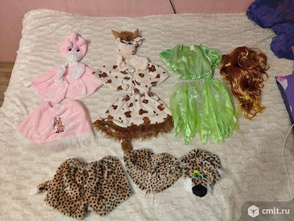 Карнавальные костюмы пакетом на девочку 4-8 лет. Фото 1.