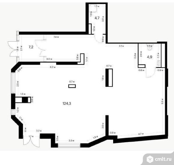 Торговое помещение 141.1 м2. Фото 4.