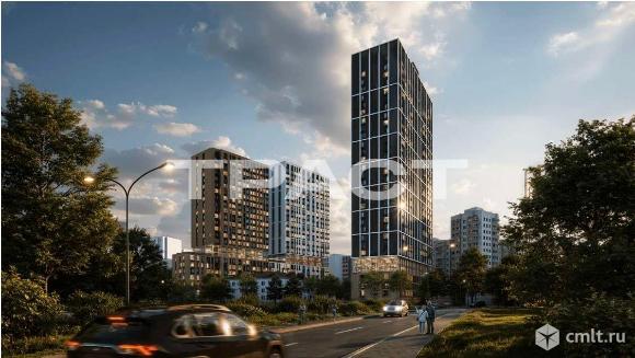 1-комнатная квартира 25,86 кв.м. Фото 1.