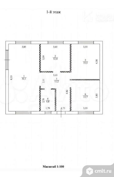 Дом 100 кв.м. Фото 15.