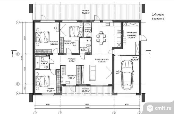 Коттедж 195 кв.м. Фото 11.