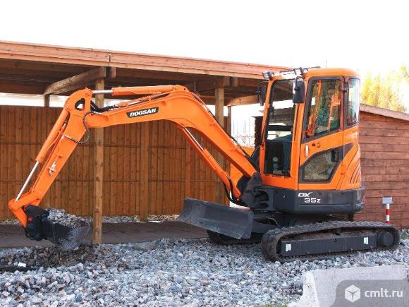 Услуги миниэкскаваторов. Фото 1.