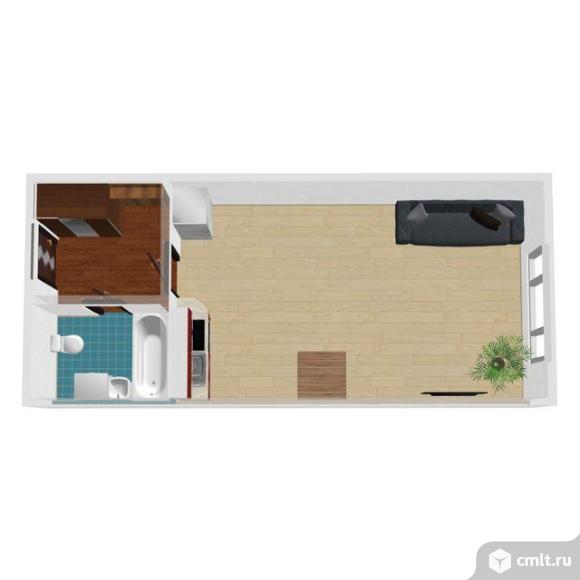 1-комнатная квартира 24,9 кв.м. Фото 7.