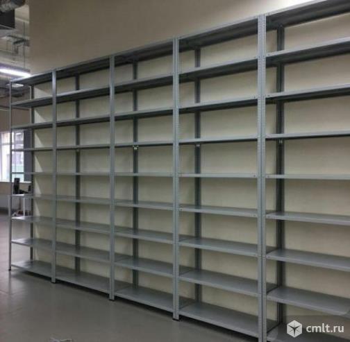 Стеллажи для склада металлические. Фото 1.
