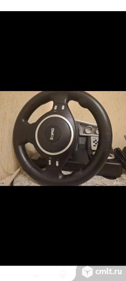 Рулевое колесо с педалями. Dialog GW 13-VR. Фото 1.