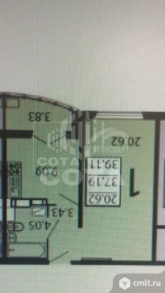 1-комнатная квартира 38 кв.м. Фото 16.