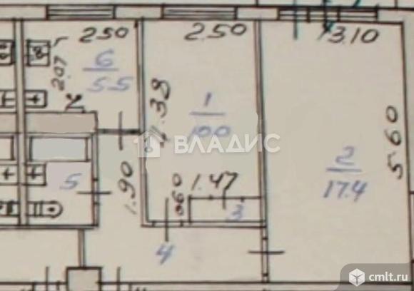 2-комнатная квартира 42 кв.м. Фото 12.