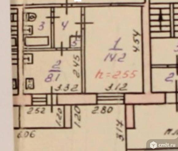 1-комнатная квартира 29,5 кв.м. Фото 1.