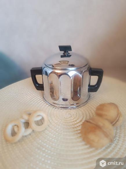 Сахарница, мельхиор. Фото 1.