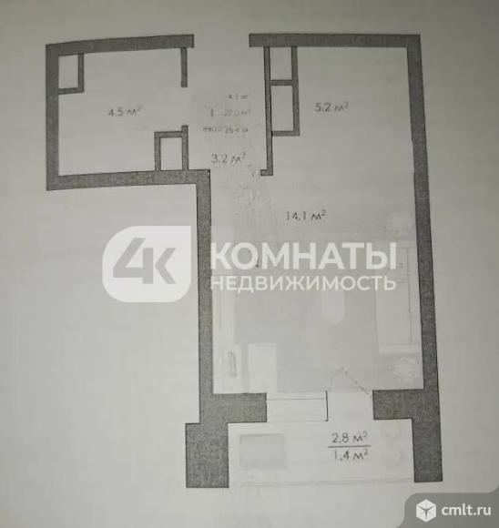 1-комнатная квартира 30 кв.м. Фото 14.