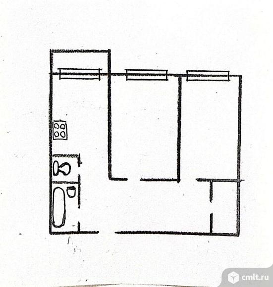 2-комнатная квартира 72 кв.м. Фото 1.