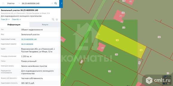 Участок 12,5 сот.. Фото 1.