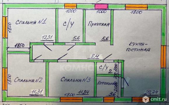 Дом 96 кв.м. Фото 15.