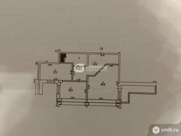 2-комнатная квартира 64 кв.м. Фото 16.