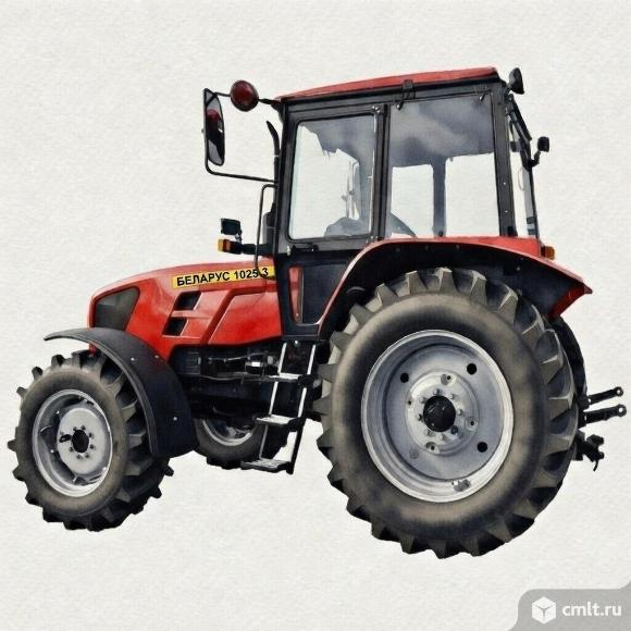 Трактор МТЗ 1025.3 «Беларус» — надёжный универсал. Фото 1.