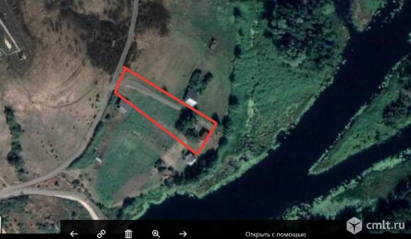 Участок на берегу реки 34 сотки. Фото 1.