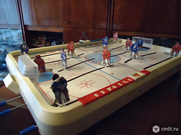 Настольная игра Хоккей с Шайбой ( СССР). Фото 1.