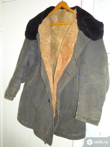 Куртка мужская меховая зимняя натур.р-р 56-58. Фото 1.