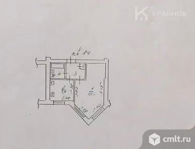 1-комнатная квартира 30,8 кв.м. Фото 1.