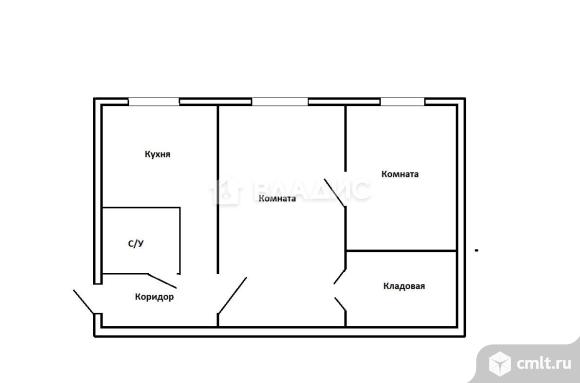 2-комнатная квартира 43,2 кв.м. Фото 15.