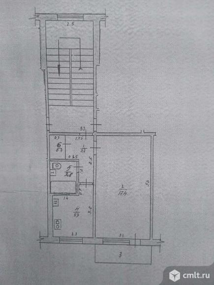 1-комнатная квартира 30,2 кв.м. Фото 10.