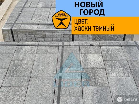 Тротуарная плитка «Новый город» цвет «Серый» — стильная классика для вашего участка. Фото 1.