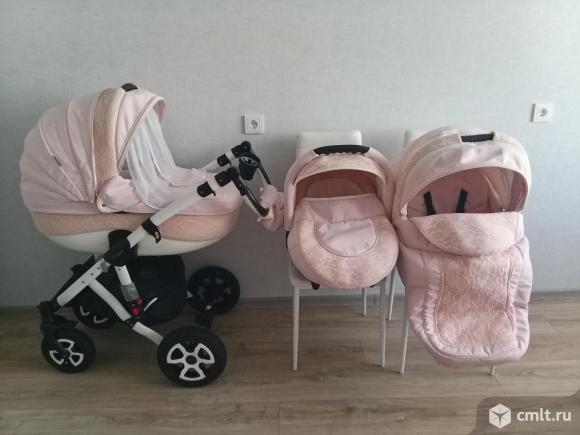 Продам коляску Адамекс Барлета 3в1. В комплекте идут адаптеры на автолюльку, сетка, дождевик, чехлы. Фото 7.