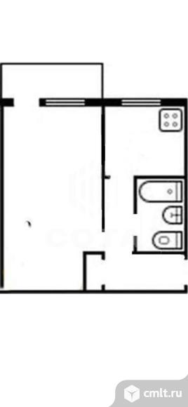 1-комнатная квартира 30,7 кв.м. Фото 11.