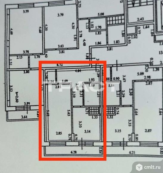 1-комнатная квартира 40,5 кв.м. Фото 12.