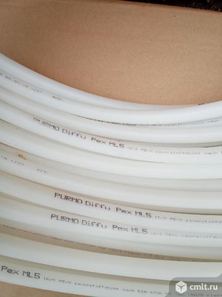 Труба из сшитого полиэтилена Purmo diffu pex ML5. Фото 1.