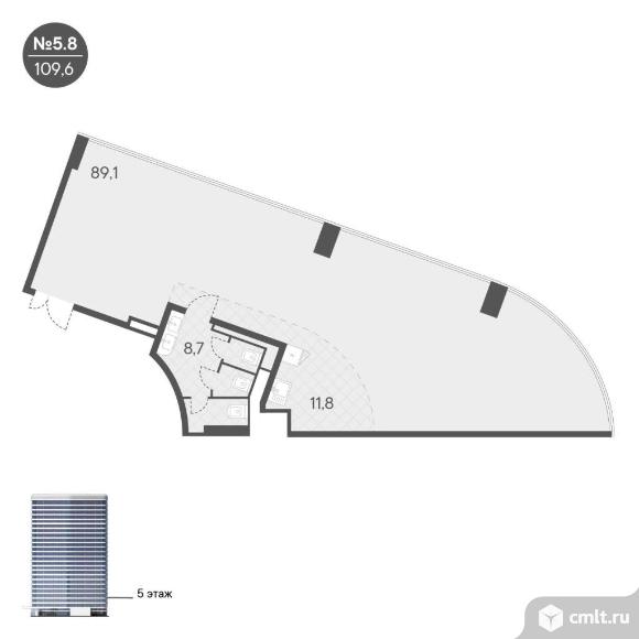 Продажа офиса 109.6 м2. Фото 1.