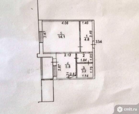 1-комнатная квартира 30 кв.м. Фото 13.