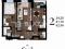 2-комнатная квартира 63 кв.м. Фото 7.