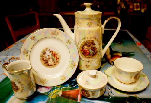 Кофейный сервиз "Мадонна" на 6 персон, 21 предмет, куплен в ГДР в 1977 г.