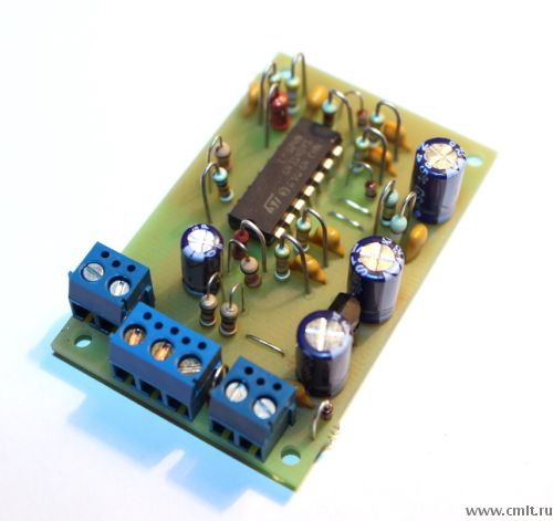 Активный фильтр низких частот (фнч для сабвуфера). Фото 1.