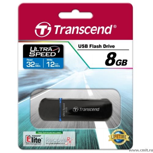 Transcend JetFlash 600 8GB USB 2.0. Фото 1.