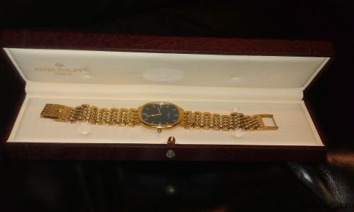 Оригинальные швейцарские золотые часы PATEK PHILIPPE. Фото 3.