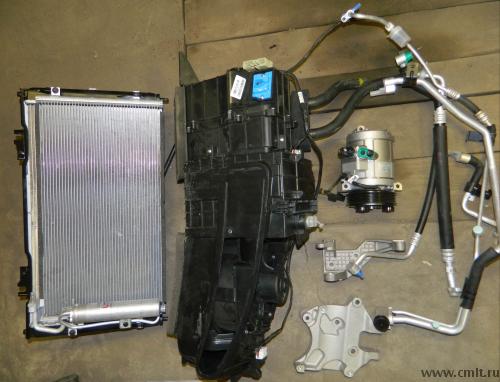 Комплект  кондиционера HALLA для  LADA PRIORA. Фото 1.