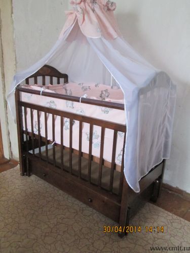 Качественная кроватка маятник Наша мама. Фото 3.