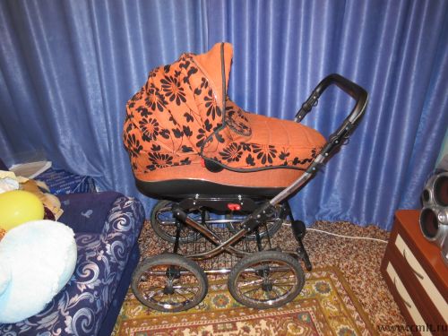 Детская коляска Kajtex Luxus Len. Фото 1.