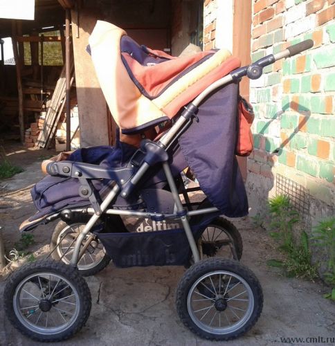 Зимне-летняя складная детская коляска Deltim Voyager Soft (Польша)