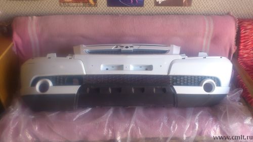 Бампер передний для Нива Шевроле Бертоне (Niva chevrolet bertone) цвет "Белый Айсберг"