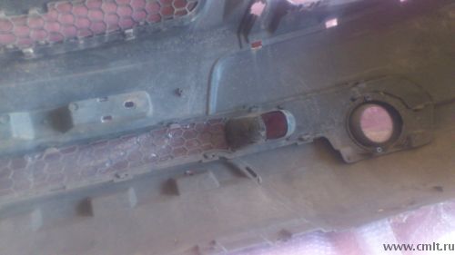 Бампер передний для Нива Шевроле Бертоне (Niva chevrolet bertone) цвет "Белый Айсберг"