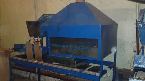 Станок для нанесения ПВХ на ХБ перчатки. Фото 1.