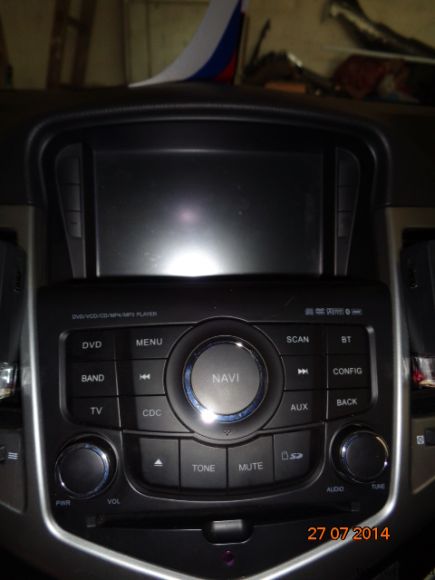 Штатная магнитола шевроле круз