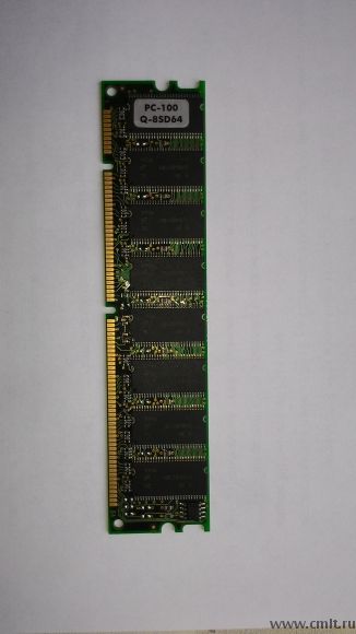 Оперативную память 64MB DIMM SDRAM. Фото 1.