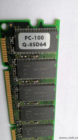 Оперативную память 64MB DIMM SDRAM. Фото 2.
