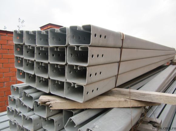 Столбы квадратные. Фото 2.