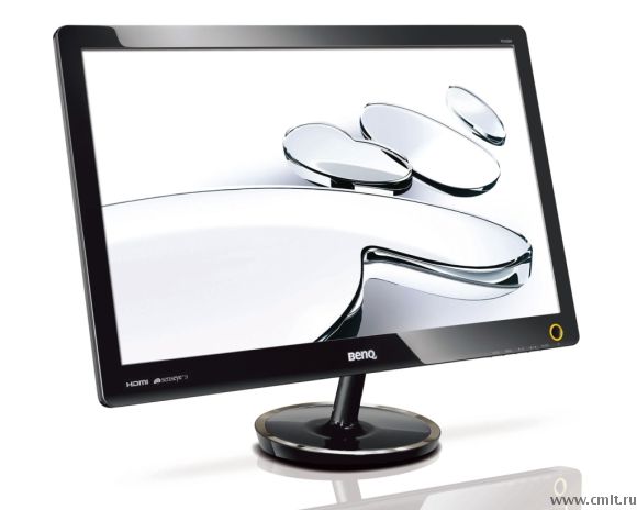 Монитор BenQ 24 дюйма, FullHD, MVA-матрица. Фото 1.